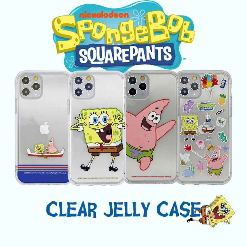 【6月7日発送予定】【並行輸入品】SpongeBob Clear Jelly Case