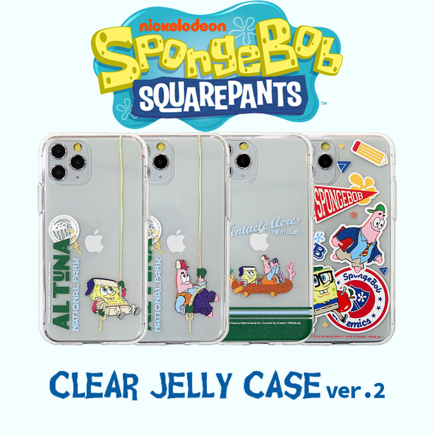 【5月31日発送予定】【並行輸入品】SpongeBob Clear Jelly Case ver.2