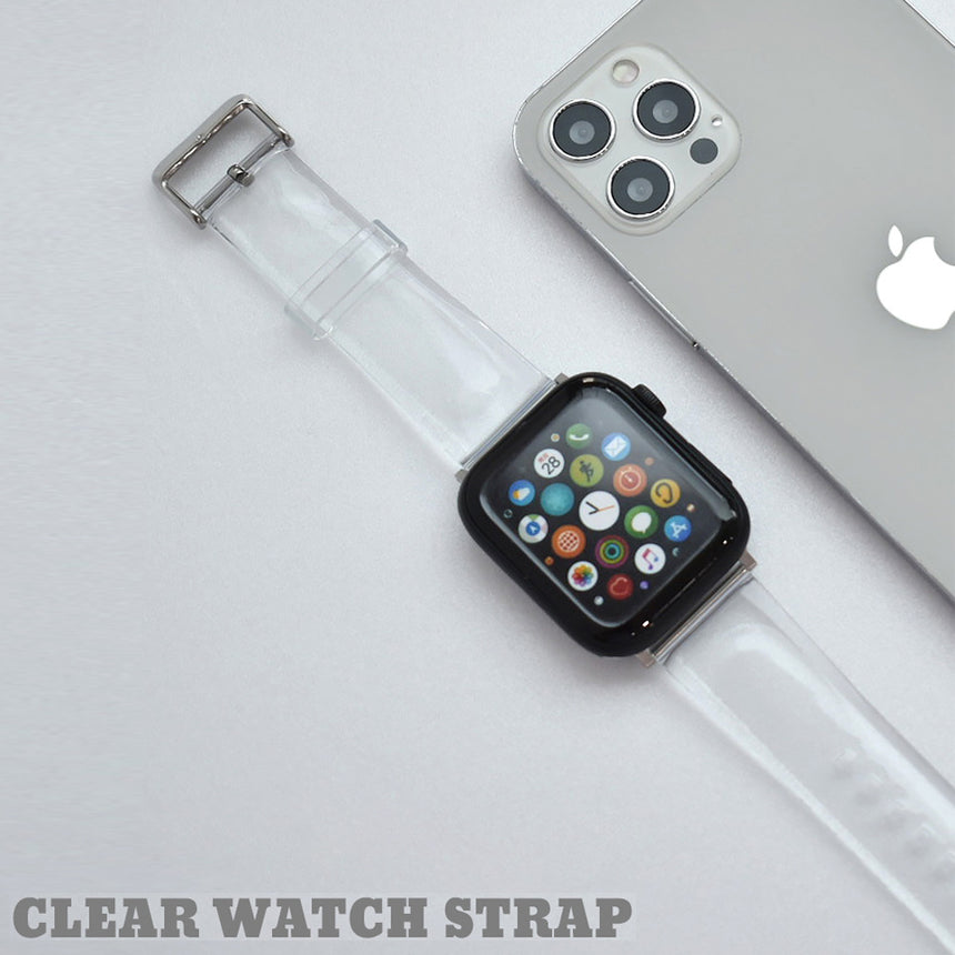 【10月13日発送予定】【並行輸入品】Apple Watch Clear Watch Strap